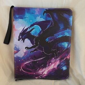 Mystical Dragon Binder - Purple and Blue